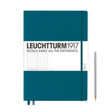 Leuchtturm 1917 Master Slim A4+ Hardcover Notebook 121ct – Pacific – Dotted